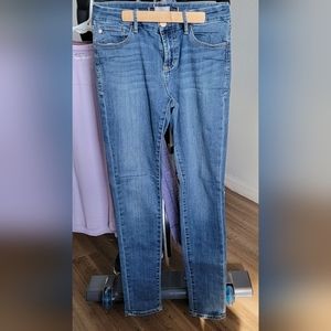 Dear John Gisele High Waisted Skinny Distressed Ankle Length Jean